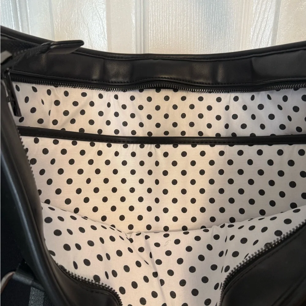 Black laptop Shoulder Bag with Straps